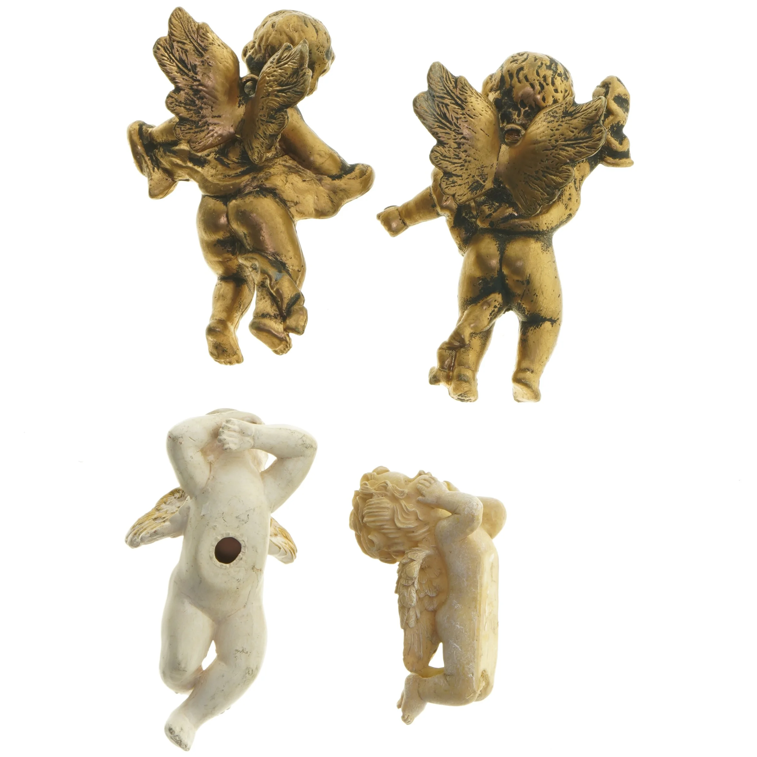 Sæt af englefigurer (str. 9-15 cm)