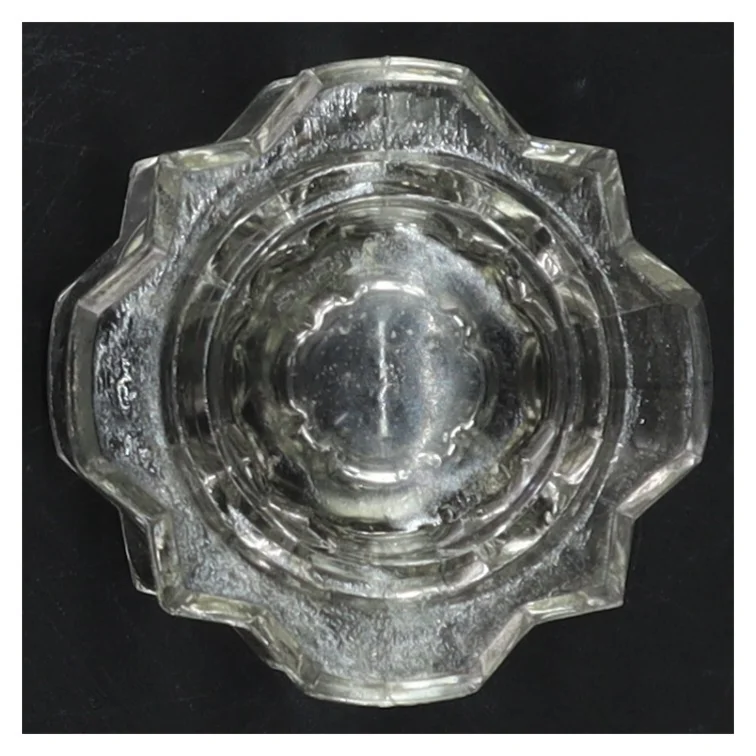 Klassisk glaskunst lysestage (str. 6,5 cm)