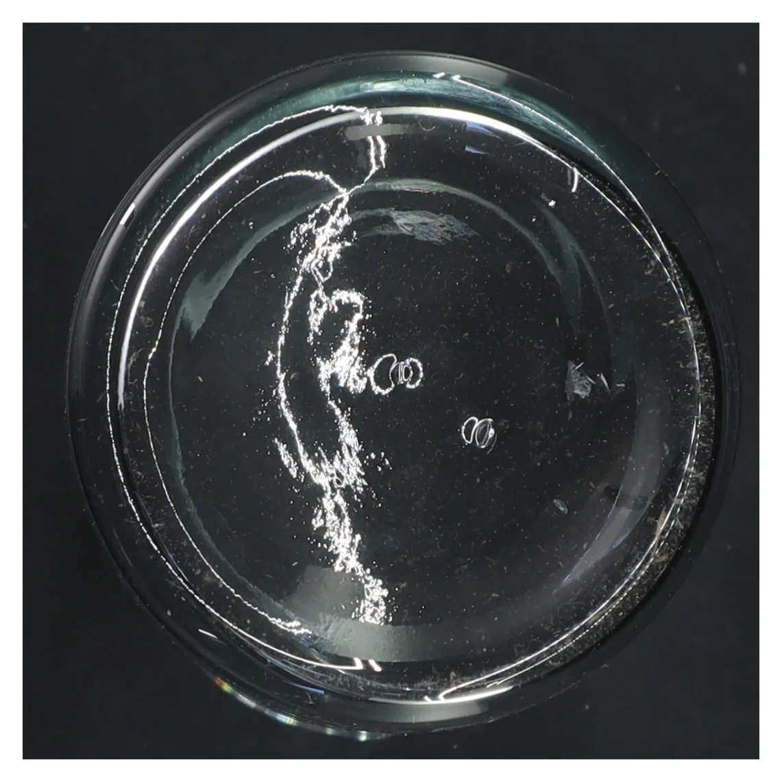 Klar glasvase (str. Ø 8x20 cm)