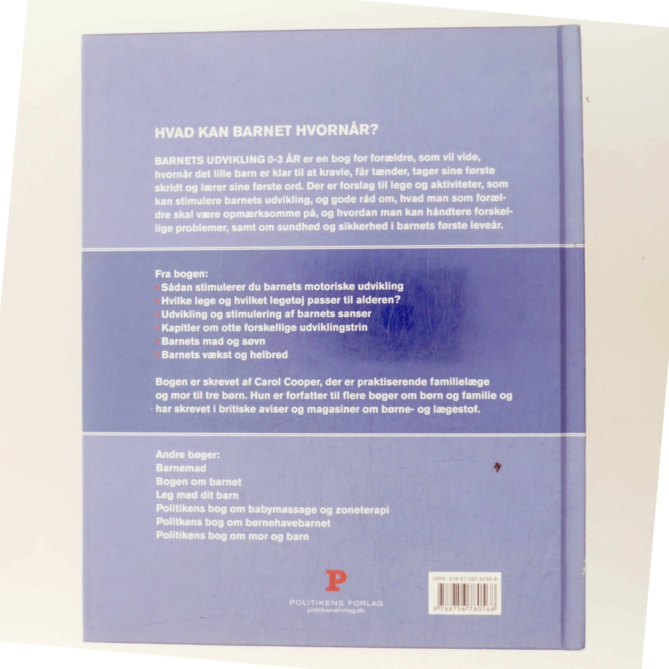 Politikens bog om barnets udvikling 0-3 år af Carol Cooper (Bog)
