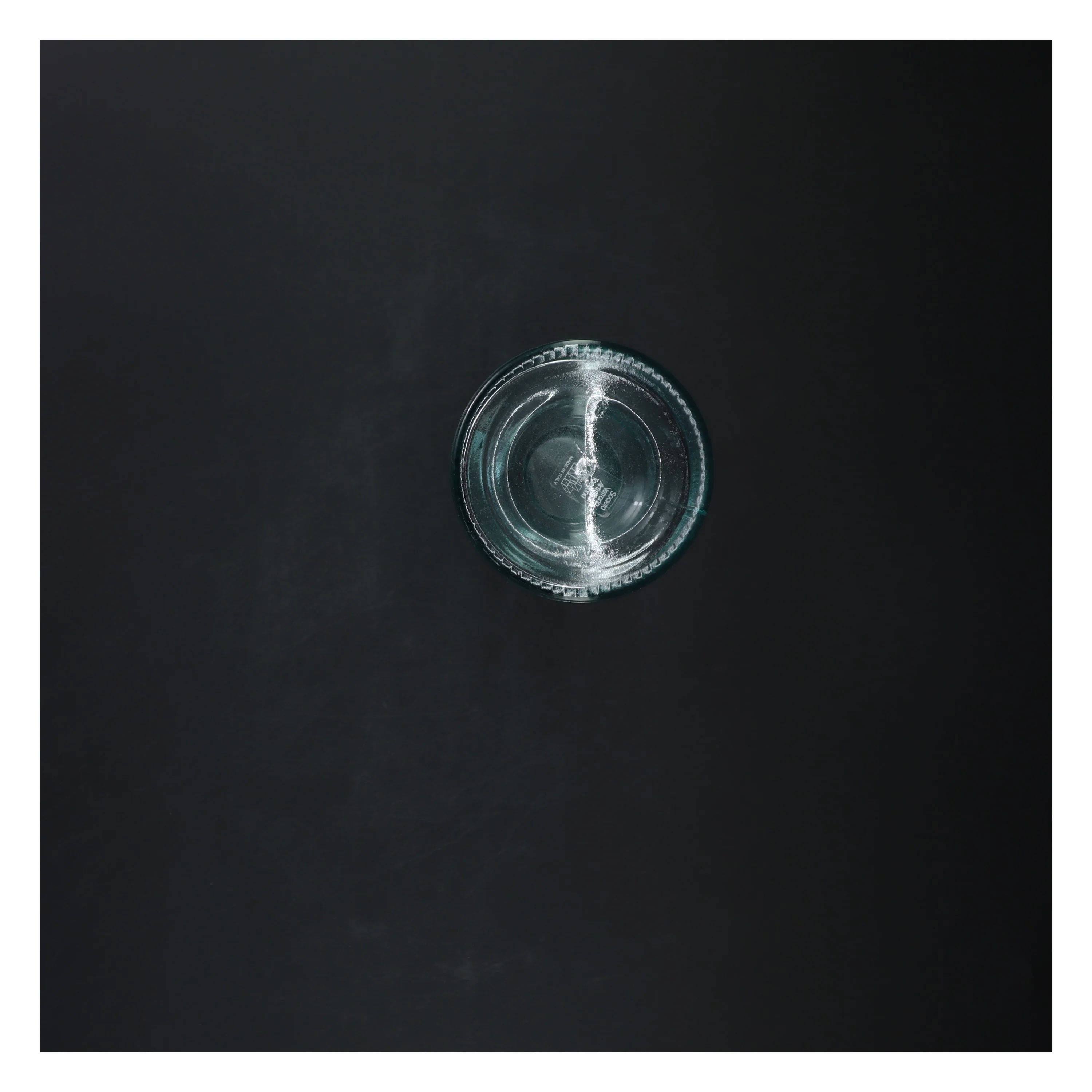 Glas lysestage (str. 20 cm)