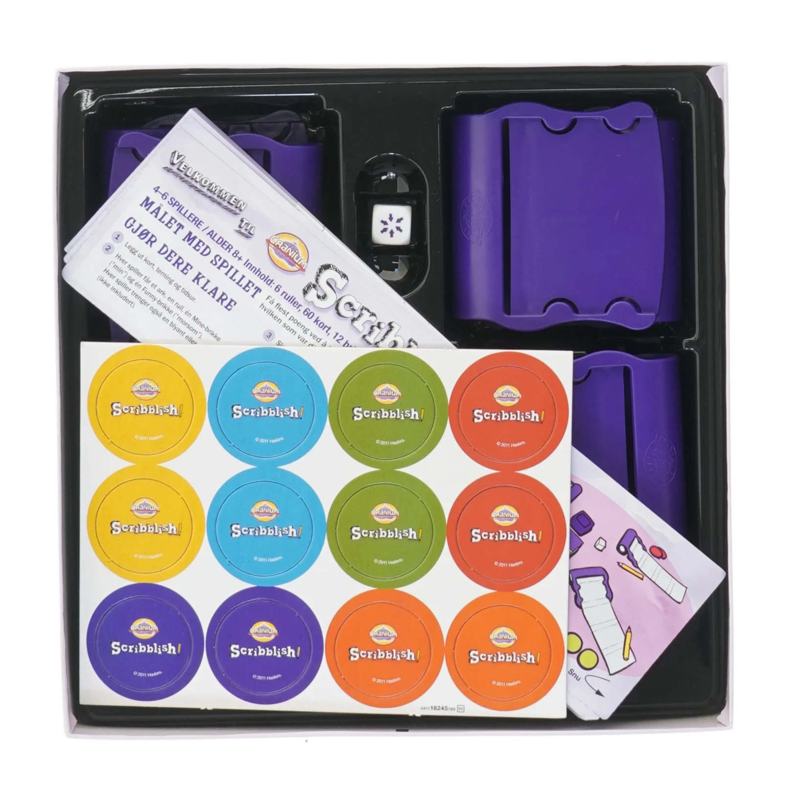 Cranium Scribblish brætspil fra Hasbro (str. 6x27x27 cm)