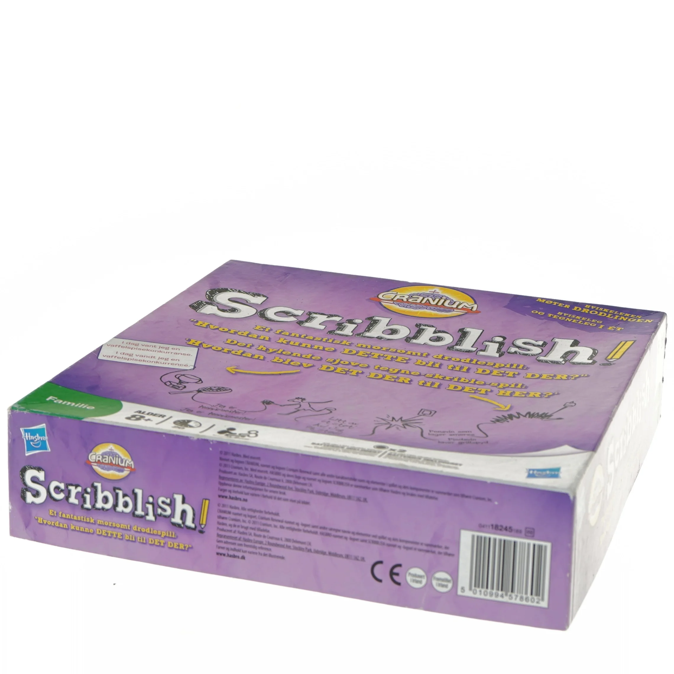 Cranium Scribblish brætspil fra Hasbro (str. 6x27x27 cm)