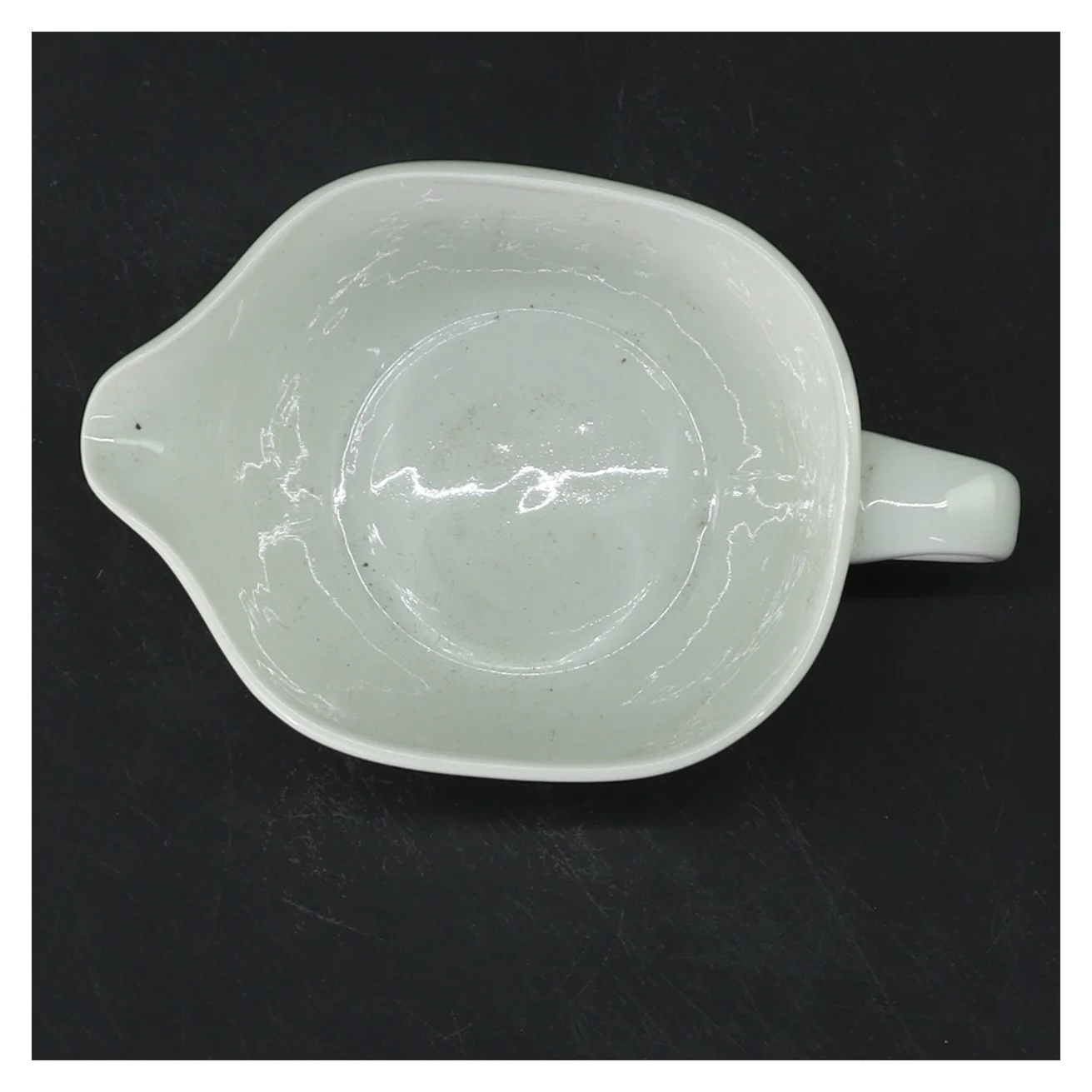 Flødekande harlekin fra lyngby porcelænsfabrik med blåt mønster(str. 8 cm) fra Lyngby (str. 8 cm)