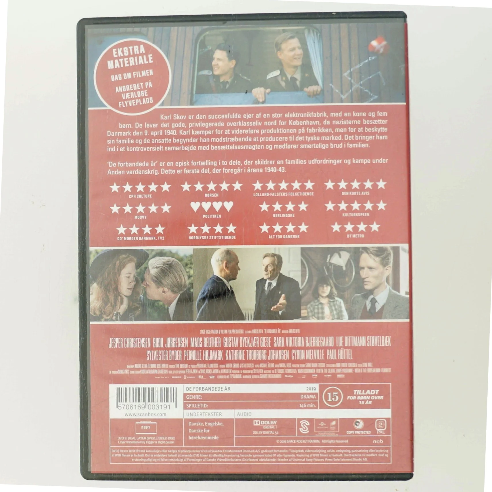 De Forbandede År med Jesper Christensen (DVD)