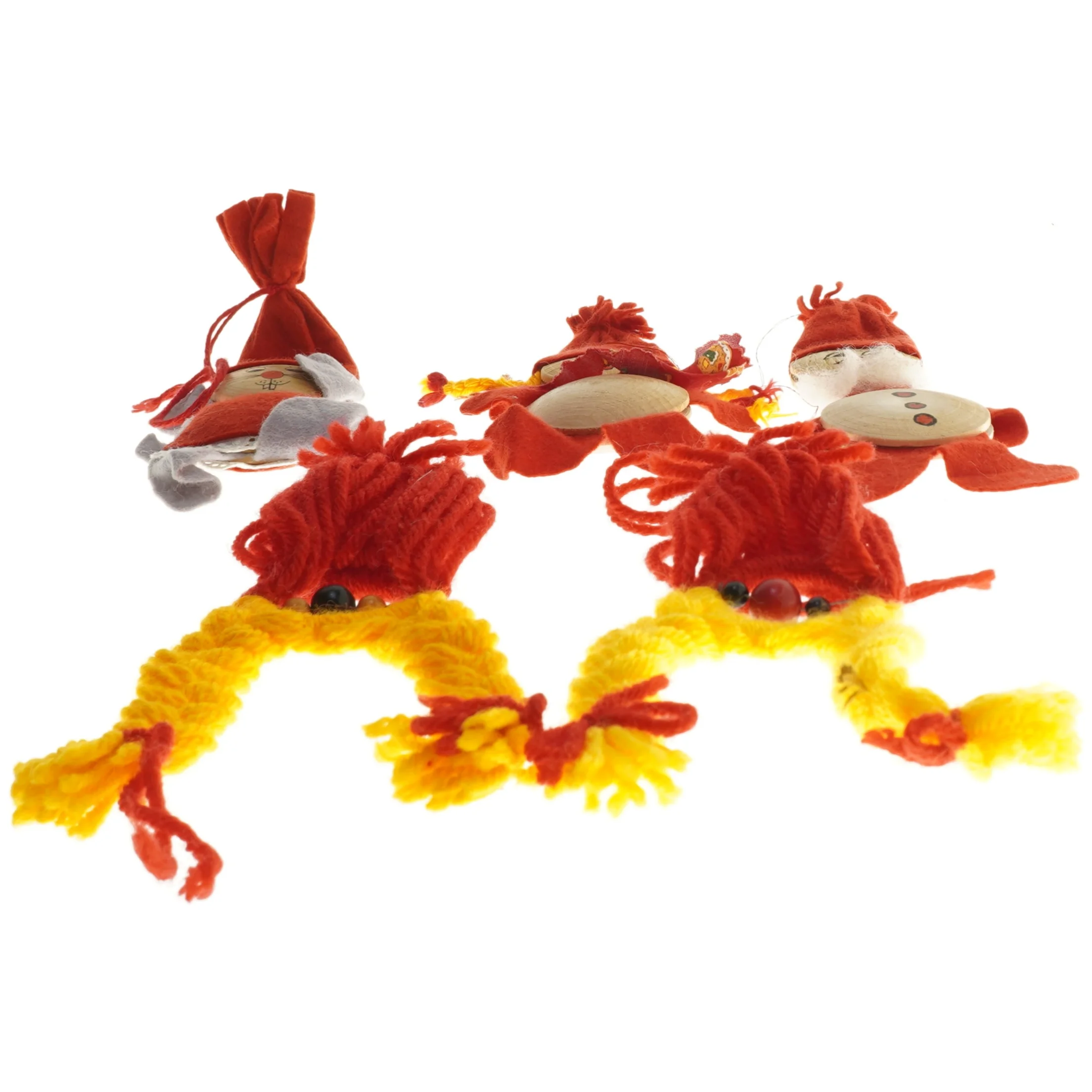 Små julenisset med figurer (str. 19-22 cm)