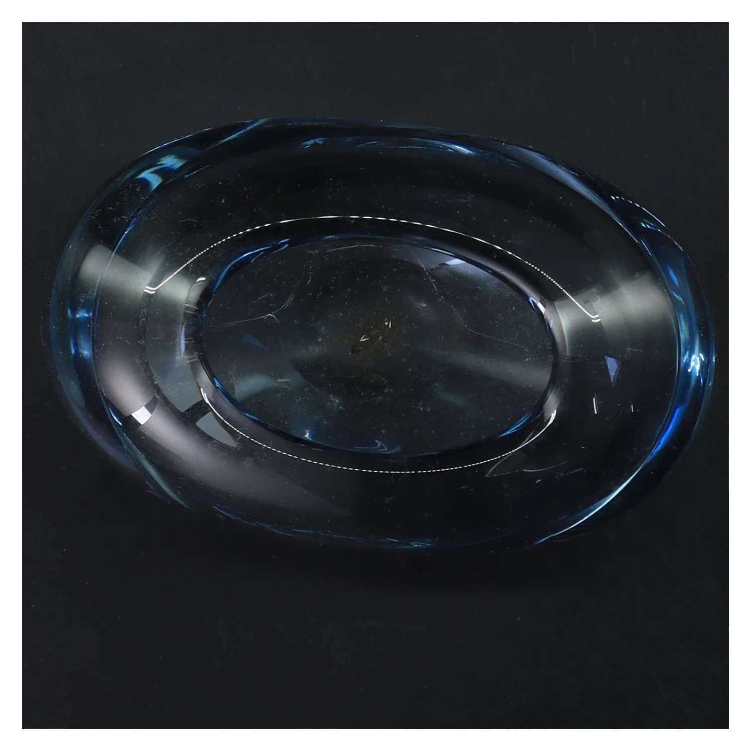 Hjerte Glasvase 15 cm (str. 15 cm)fra holmegaard 