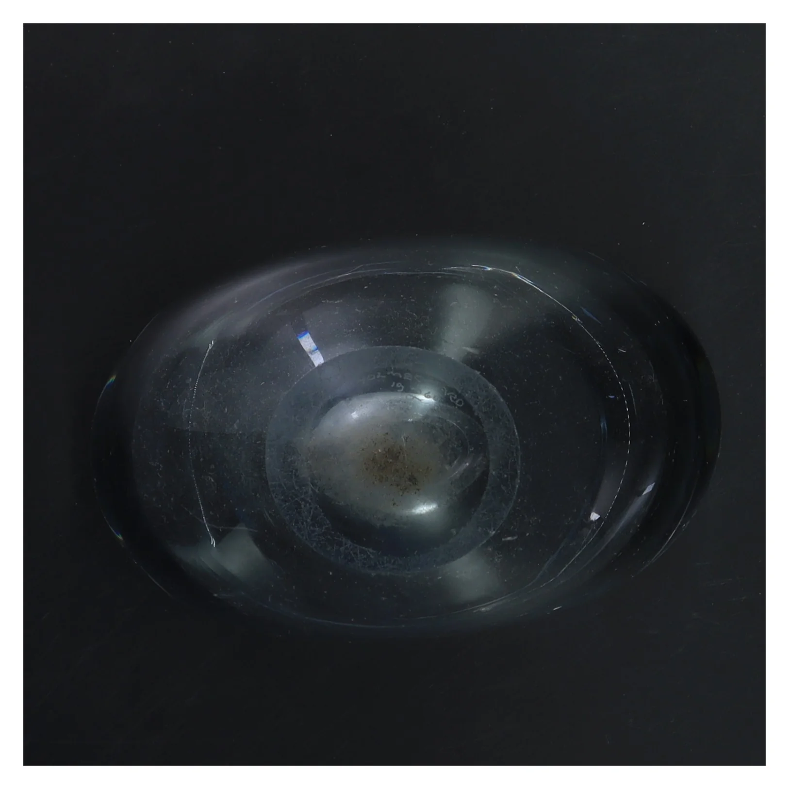 Hjerte Glasvase 15 cm (str. 15 cm)fra holmegaard 