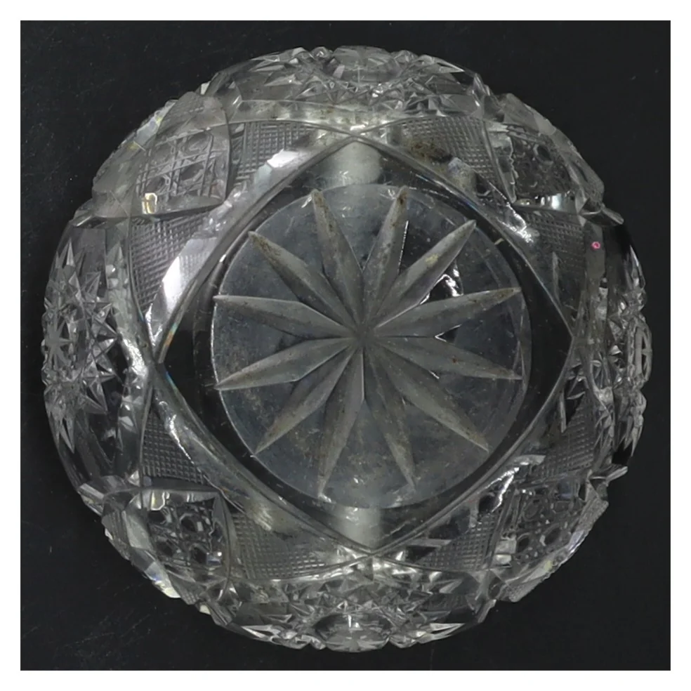 Krystalkunst, Rund Skål Ø 7,5 cm (str. Ø 7,5 cm)