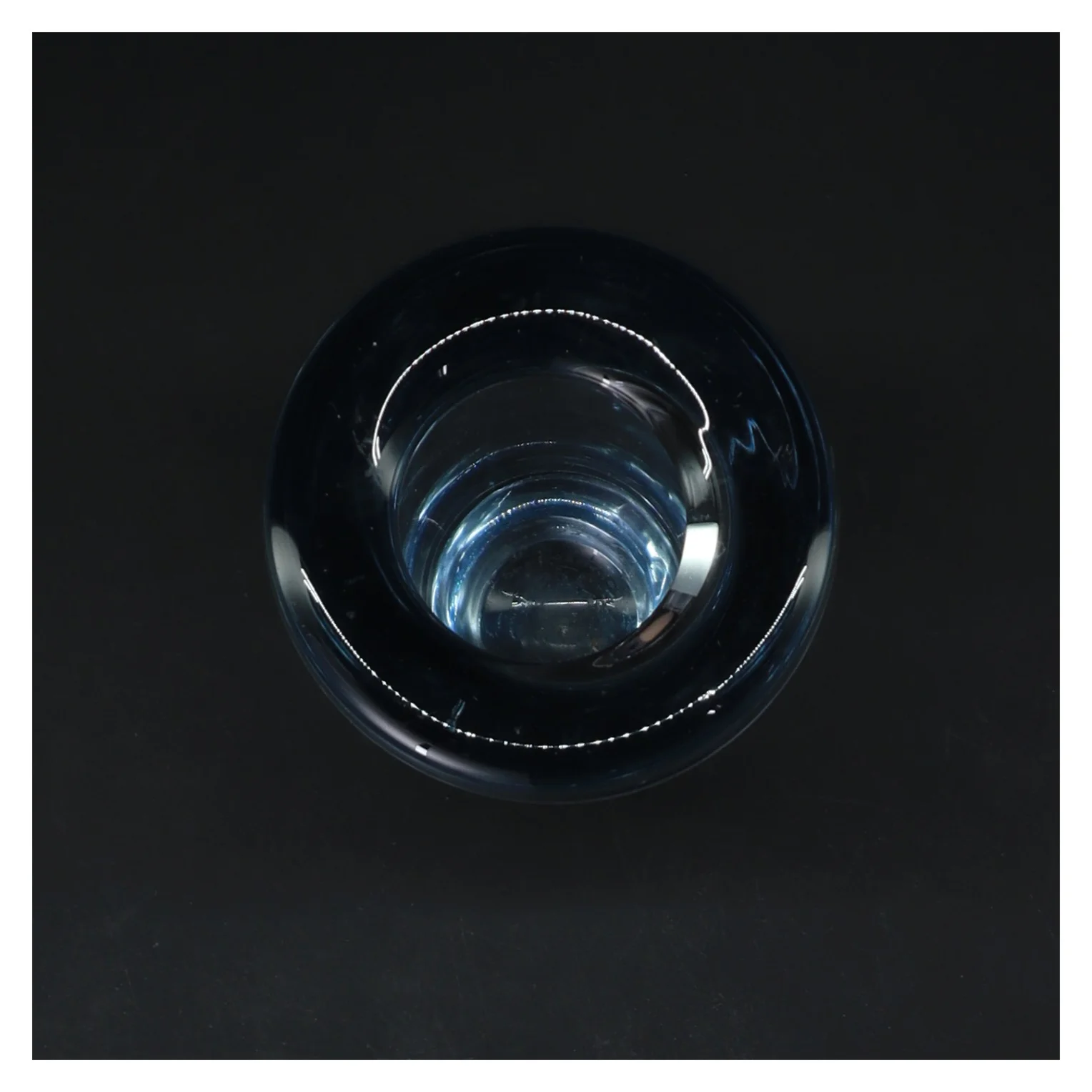 Glasvase fra holmegaard(str. 13,5 cm)