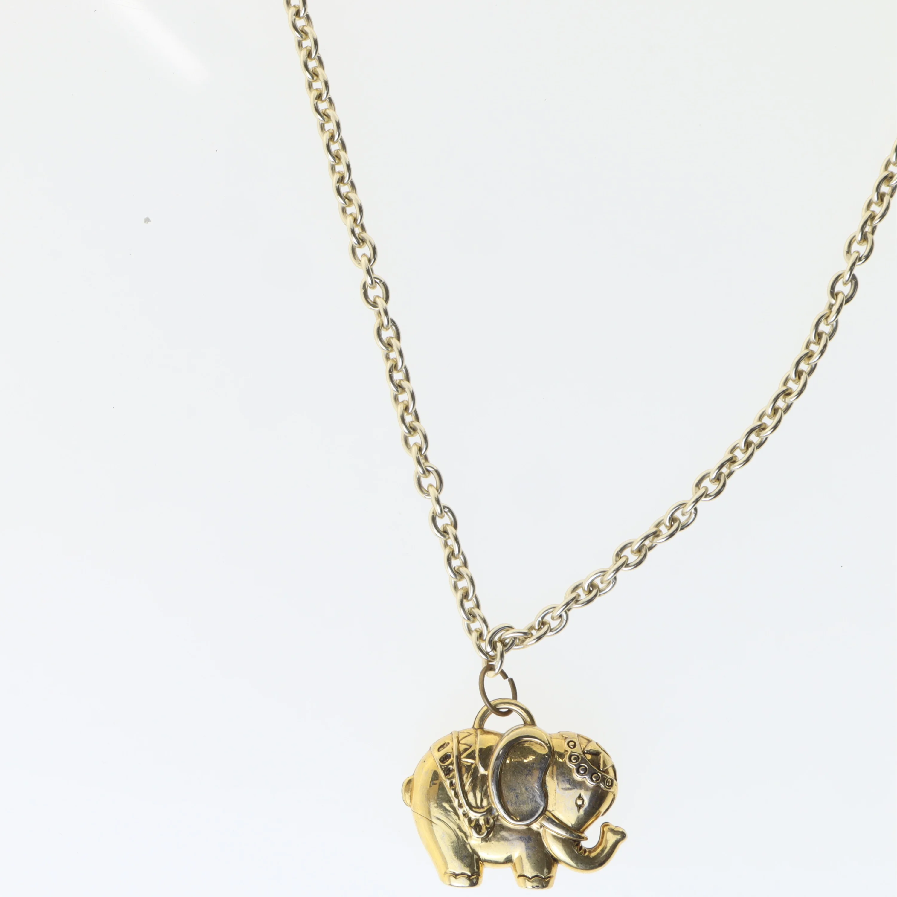 Ny Elefant halskæde med vedhæng (str. 52 cm)