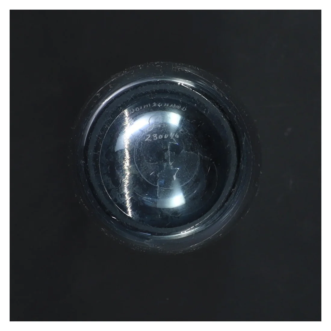 Glasvase (str. 19 cm) fra holmegaard 