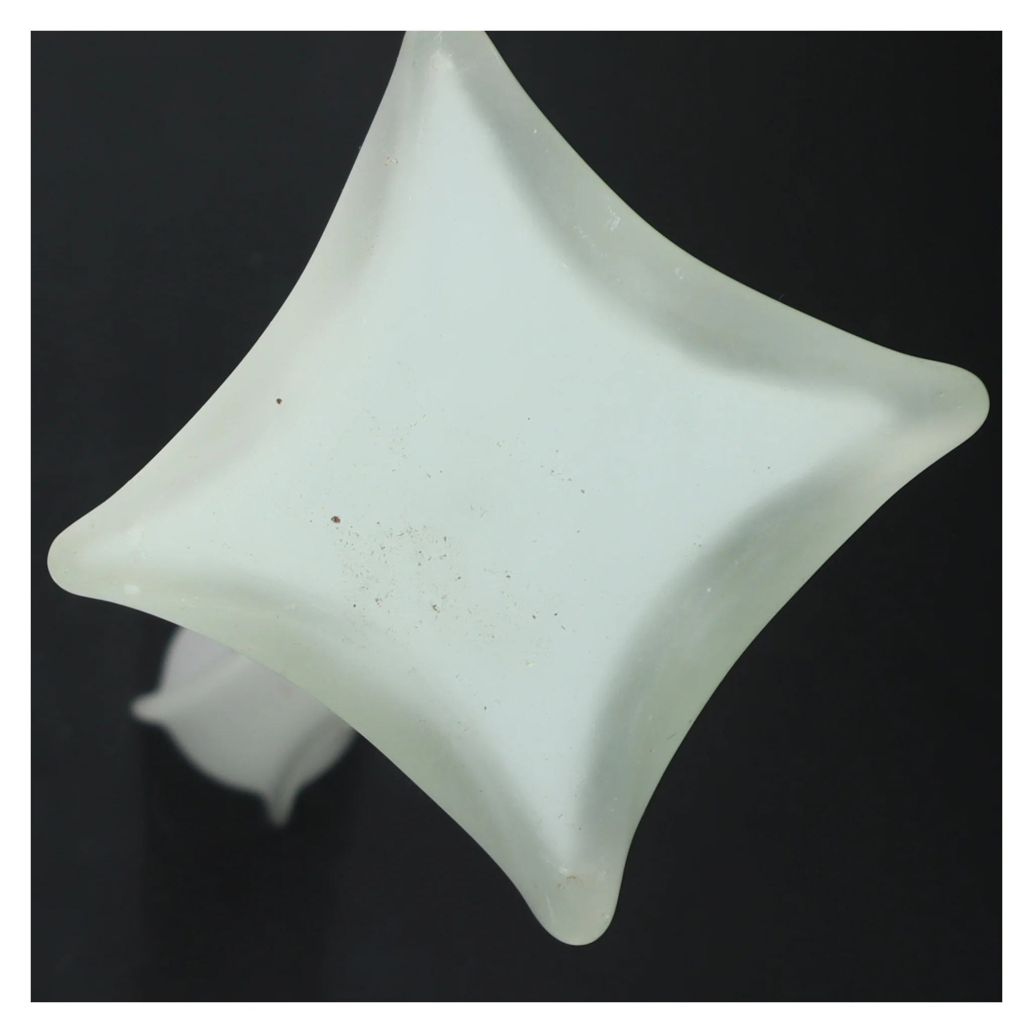 Høj glasvase fra holmegaard (str. 40x9x9 cm)