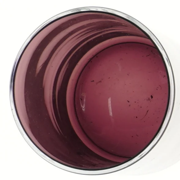 Glasvase i lilla glas fra holmegaard(str. Ø 10 cm længde 20 cm)