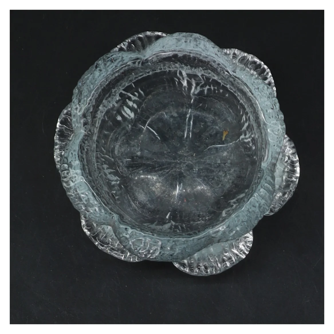 Glas lysestage fra holmegaard (str. Ø 8,5 cm)