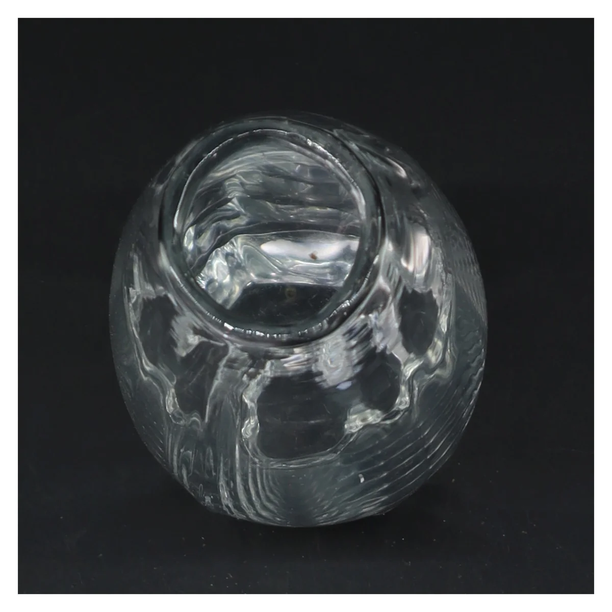 Glasvase fra holmegaard (str. 20,5 cm)