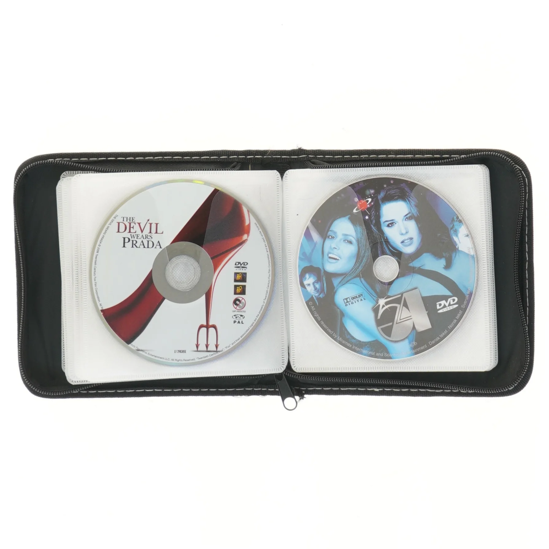 24 CD/DVD i  opbevaringsmappe (str. 16x16 cm)