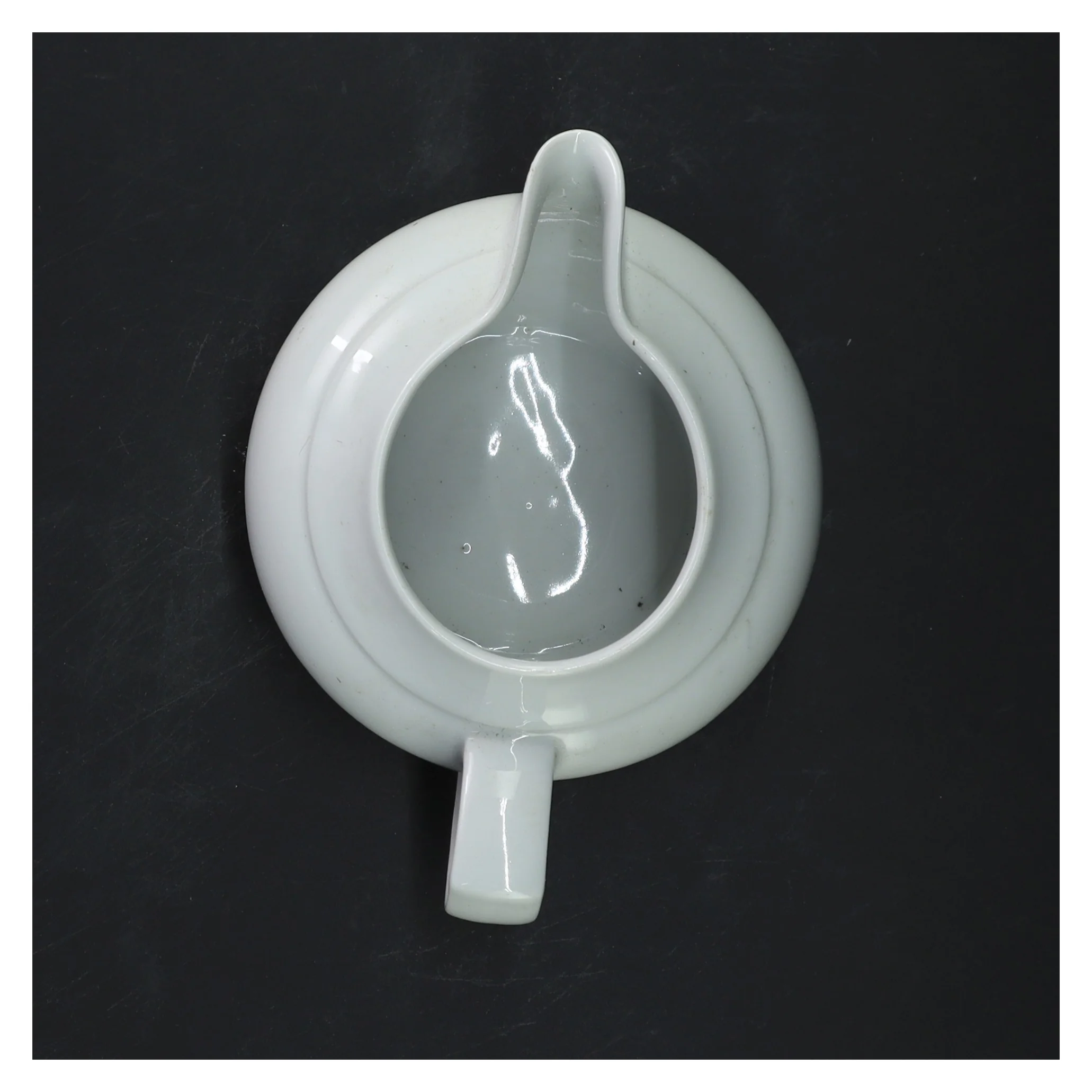 Hvid flødekande (str. Ø 12 cm)