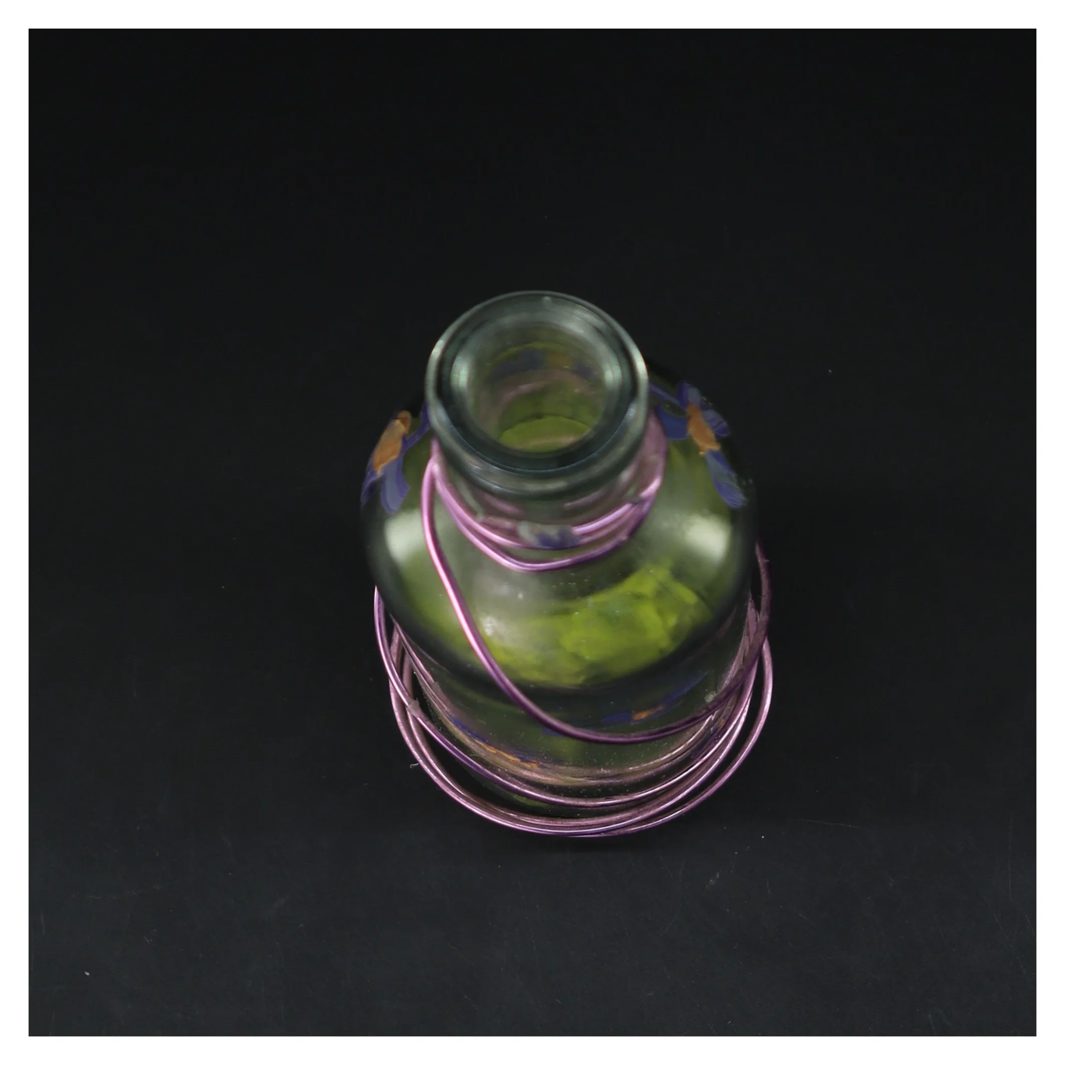 Dekorativ glasflaske (str. 30,5 cm)