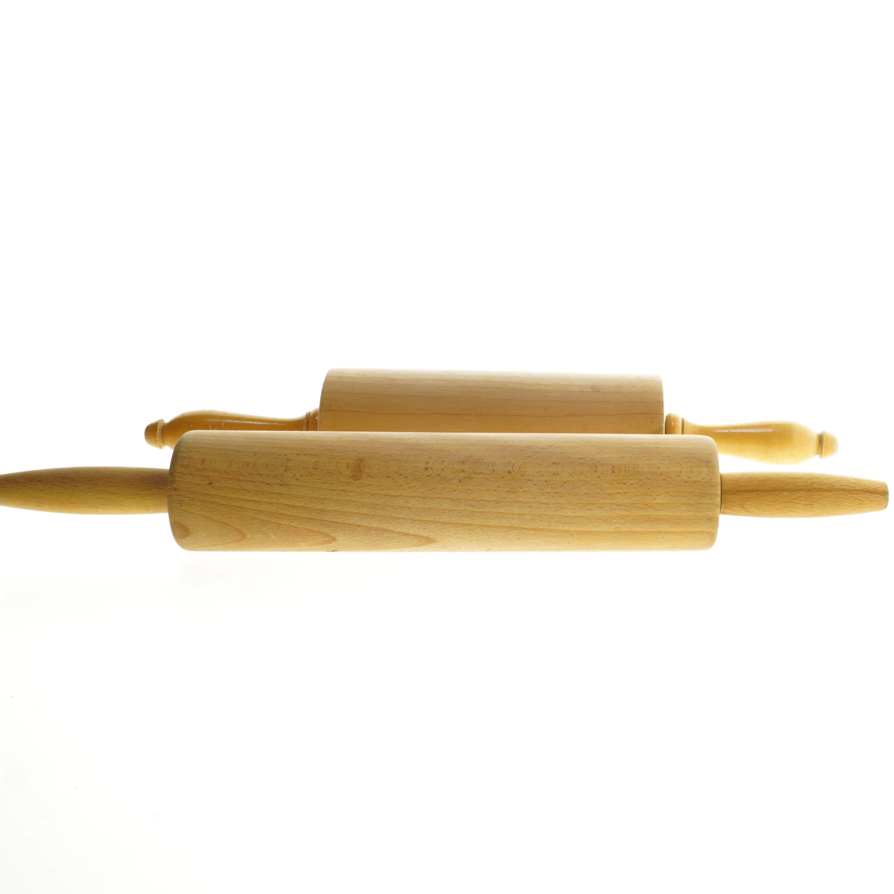 2 Træ kageruller (str. 38 cm og 42 cm)