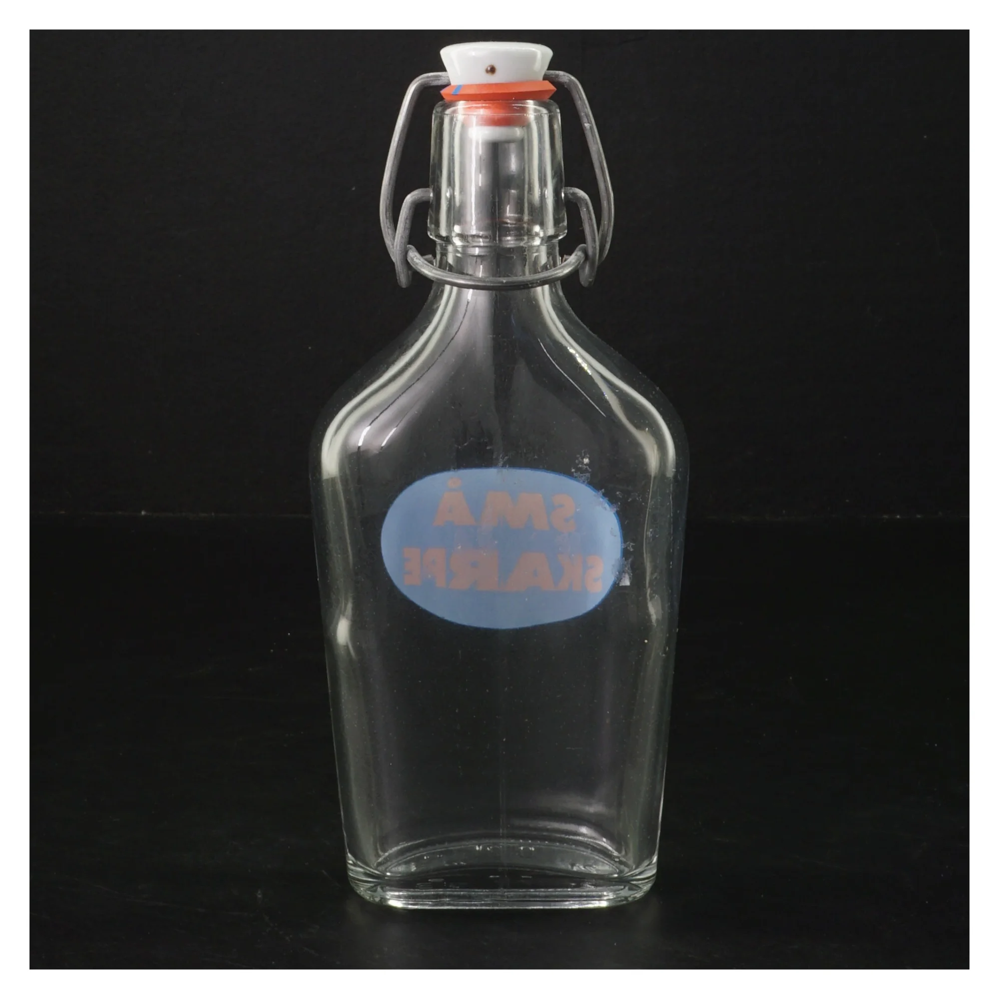 Glasflaske med patentlåg (str. 19,5 cm)