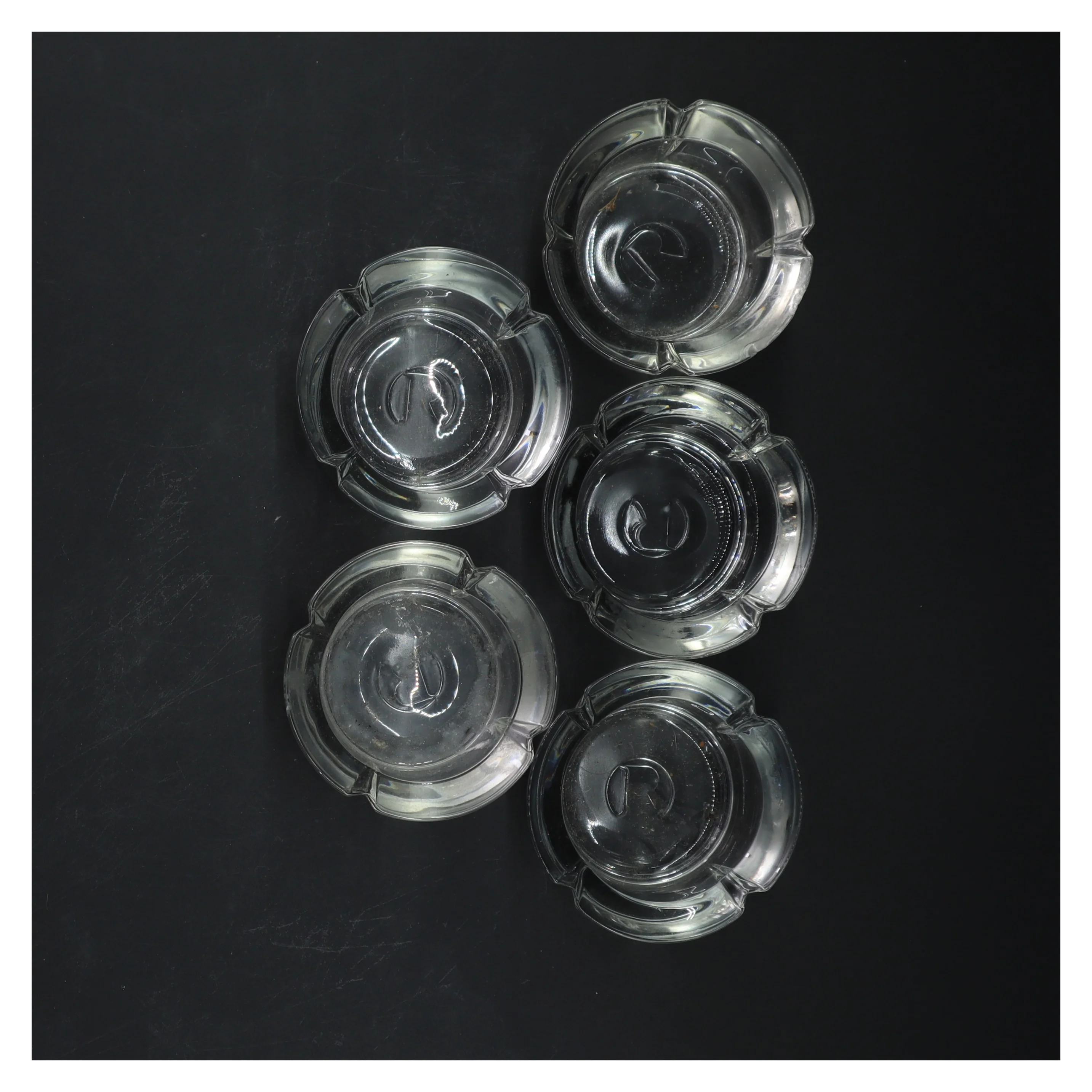 Glas lysestager fra Rosendahl (str. Ø  7,5 cm)