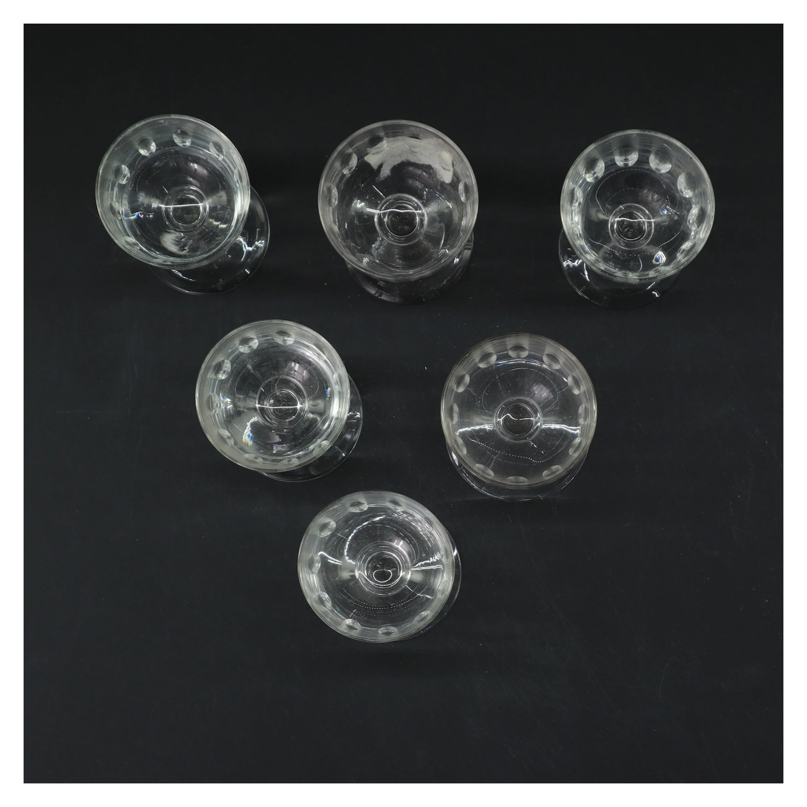 Derby Vinglas sæt (str. 6 stk Ø 5 cm højde 10 cm)