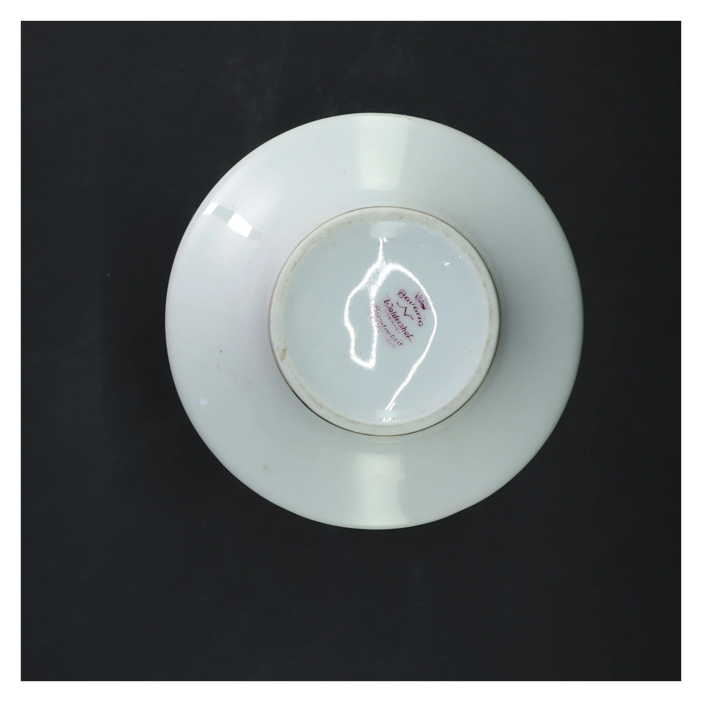 Porcelænsvase med blomstermotiv fra Bavaria (str. 20x14 cm)