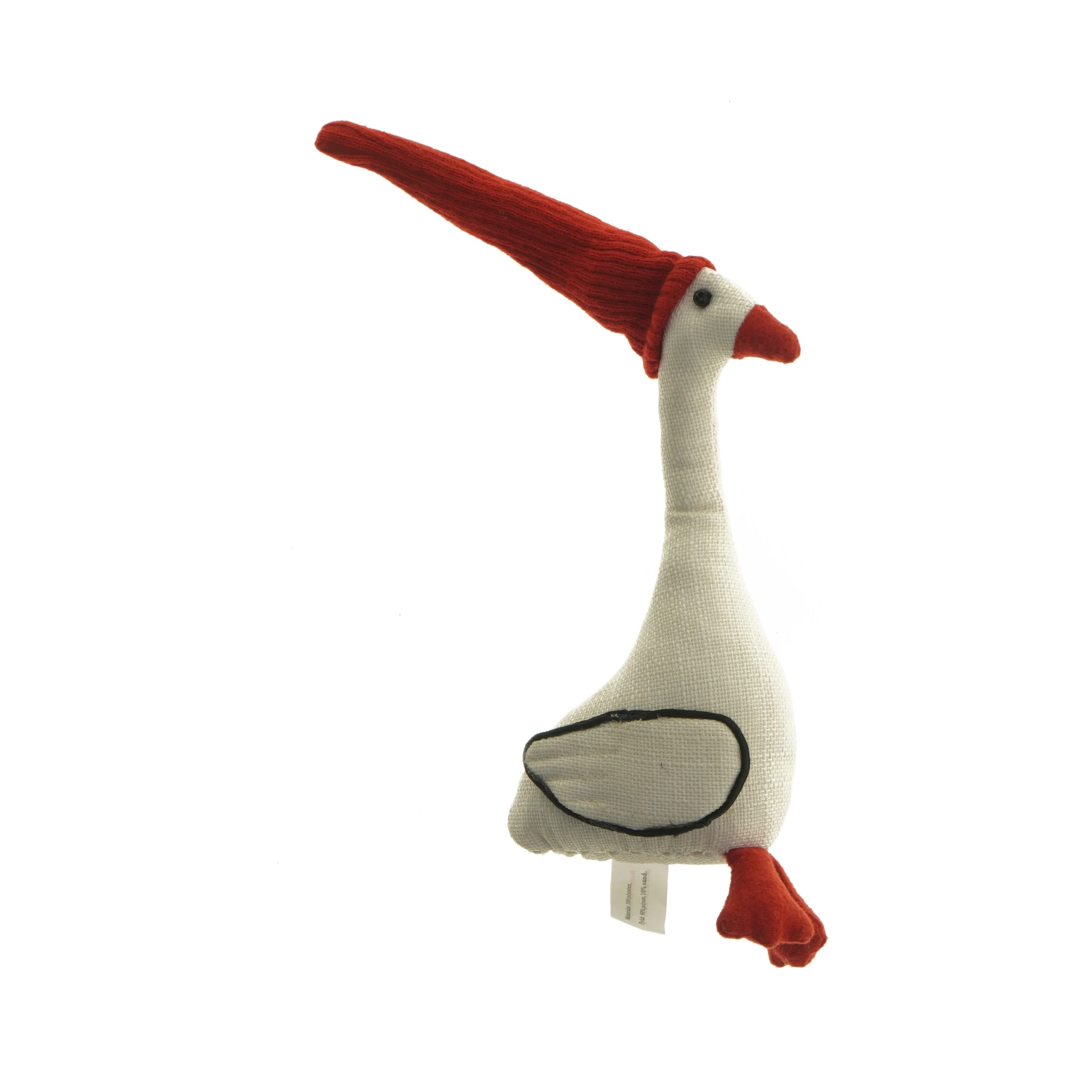 Gås med nissehue (str. 20 cm)