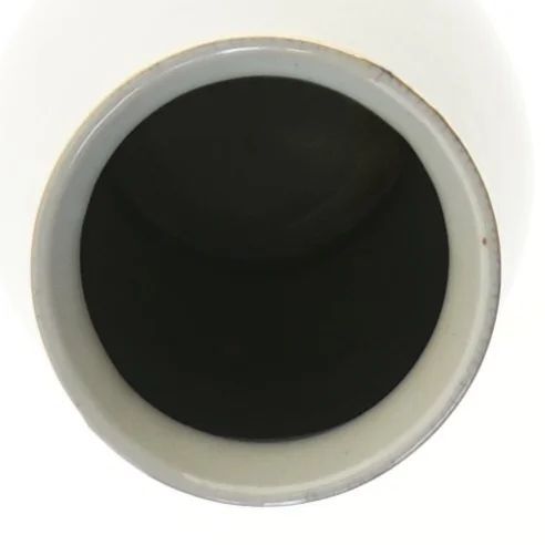 Dekoreret vase med blomstermotiv (str. 19 cm)