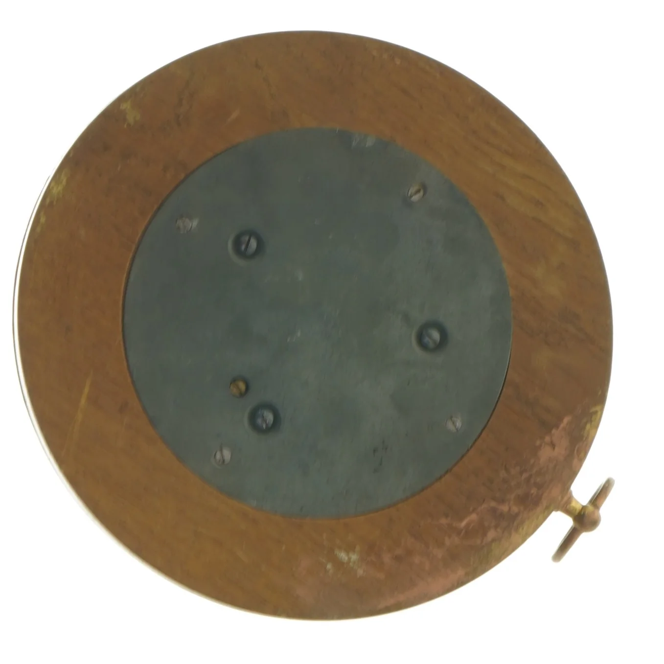 Vintage barometer med træramme (str. Ø 16 cm)