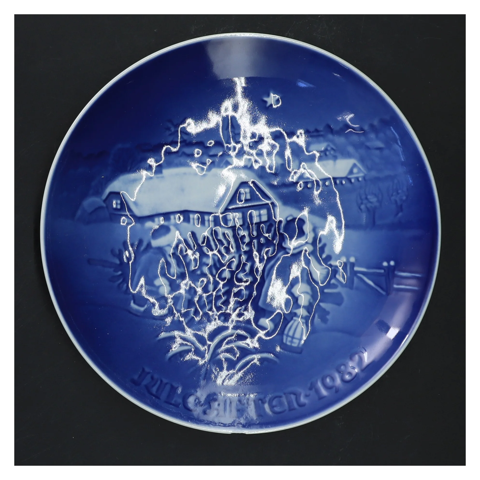 Juleplatte 1982 fra Bing Og Grøndal (str. Ø 18,5 cm)