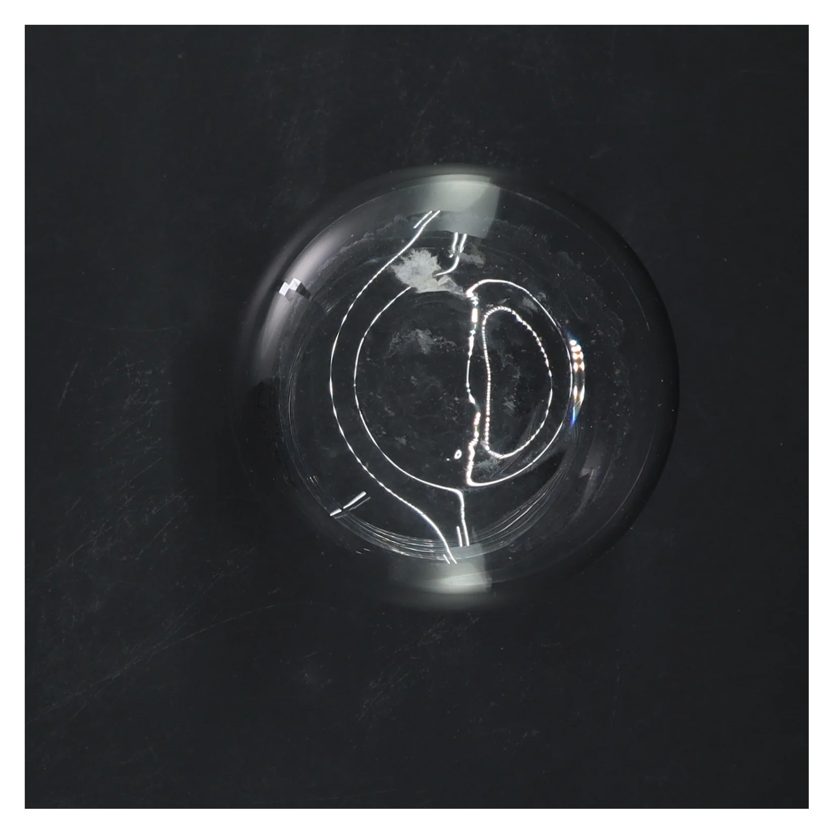 Glasvase 12 cm (str. 12 cm)