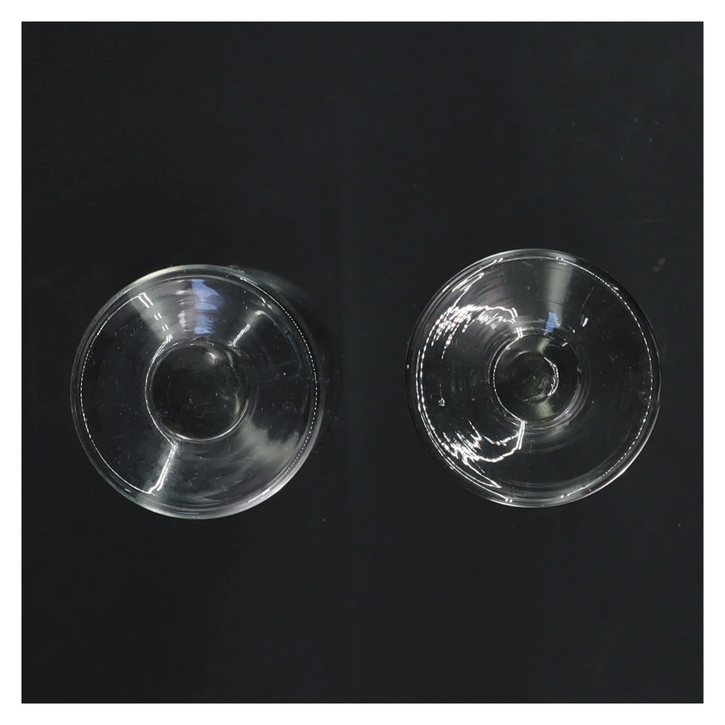 2 stk glas 'Linie fra Norge' (str. 2 stk Ø 4 cm længde 14,5 cm)