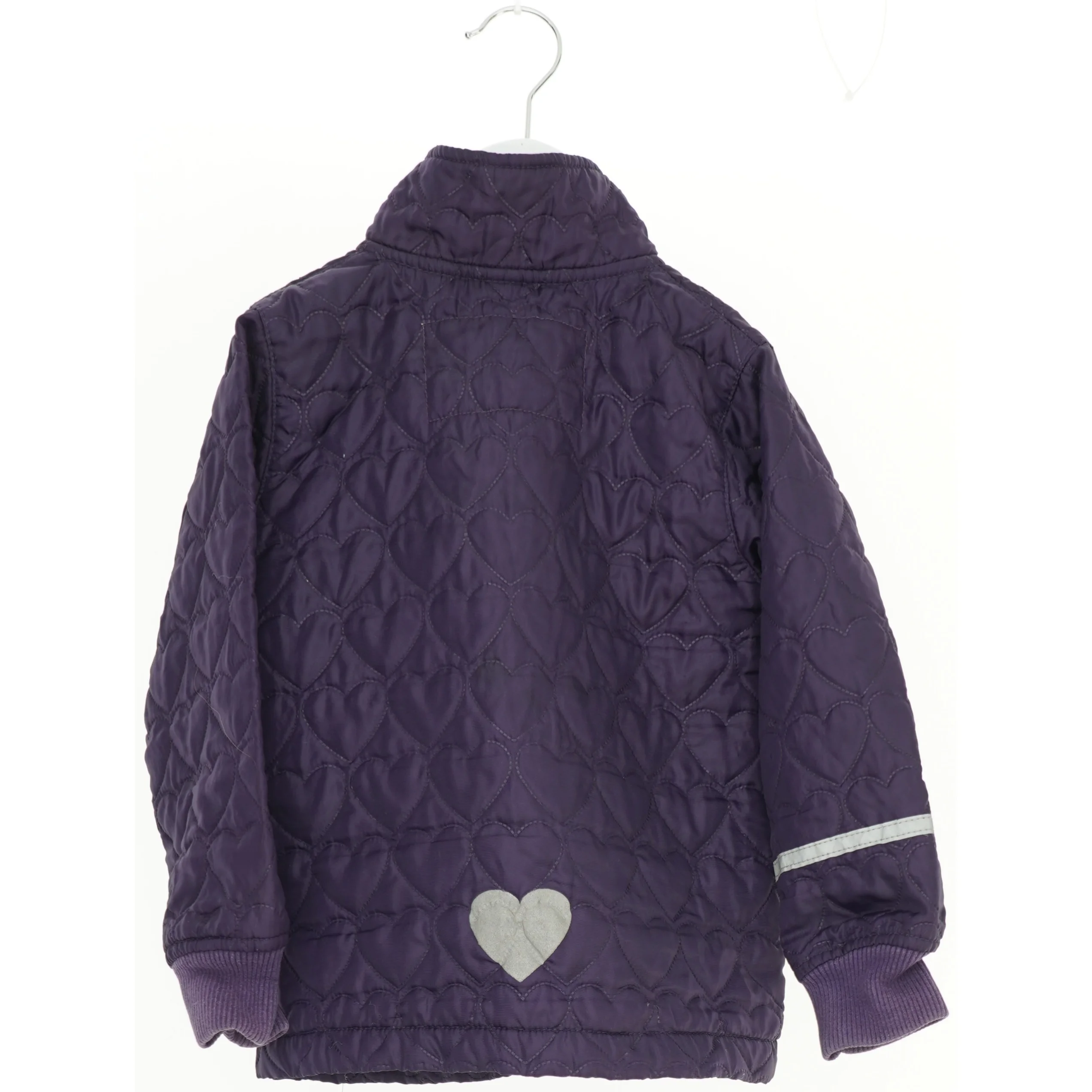 Vatteret jakke med hjerte design fra Pretty Sille (str. 110)