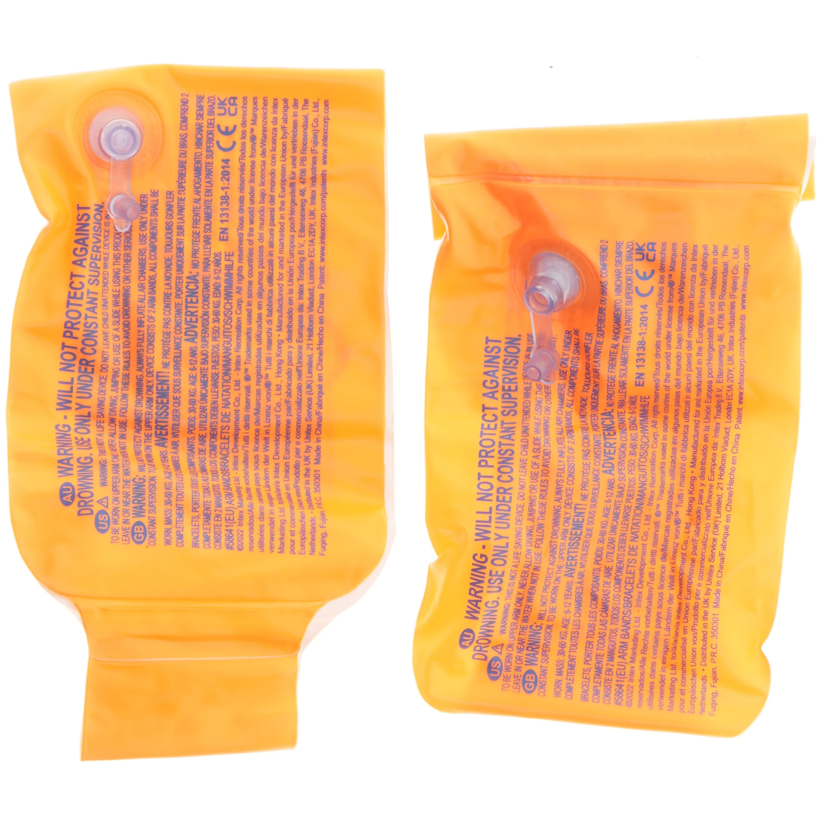 Nye Oppustelige svømmeærmer fra Intex (str. 29x15,5 cm)