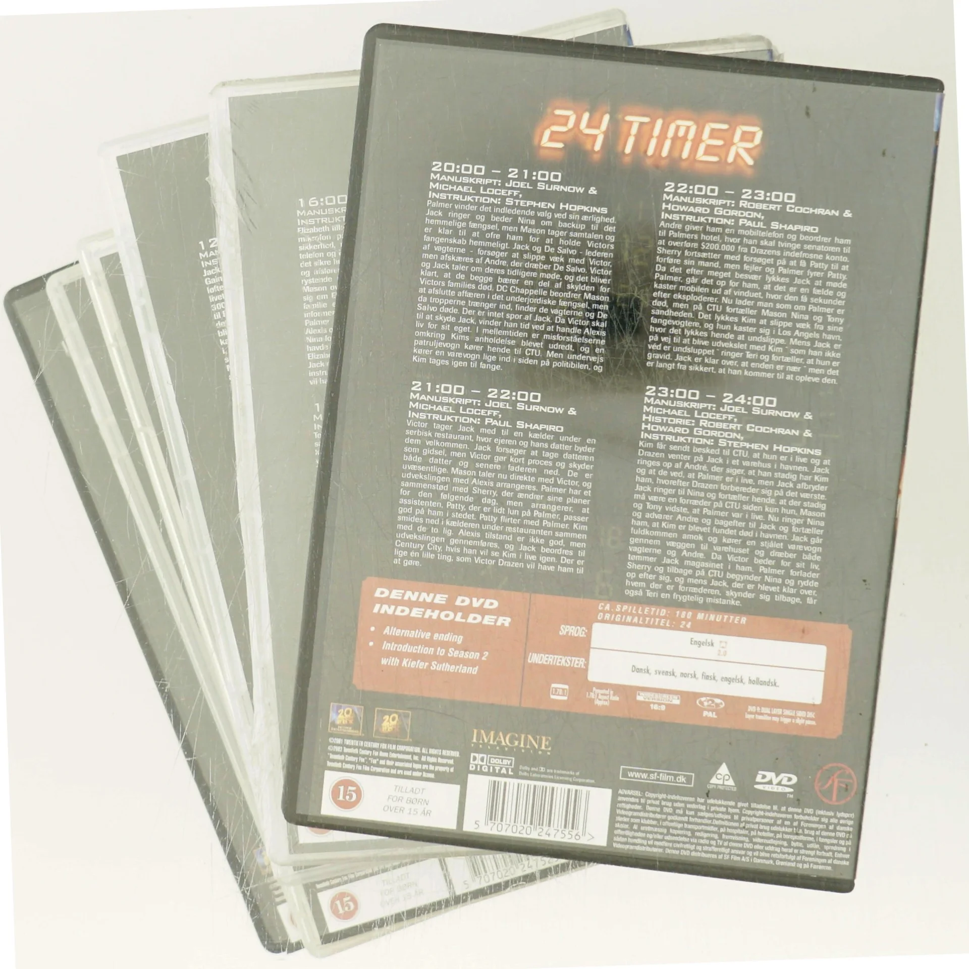 24 Timer med Kiefer Sutherland (DVD)