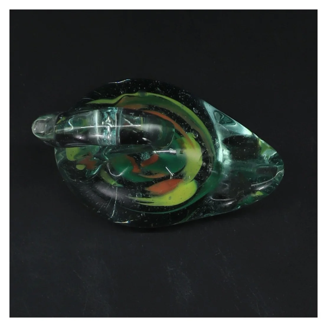 Glas svane dekoration (str. 12 cm)