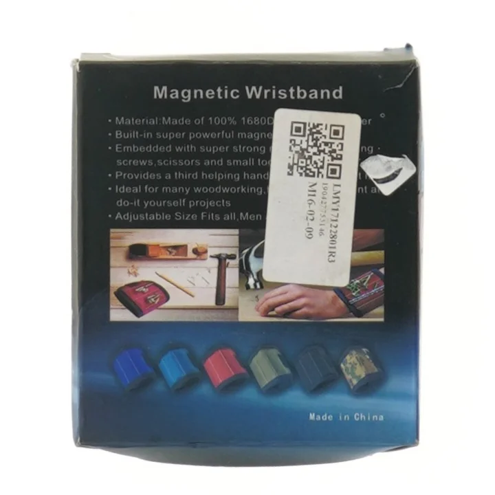 NytMagnetisk armbånd til værktøj (str. 10,5x9 cm)