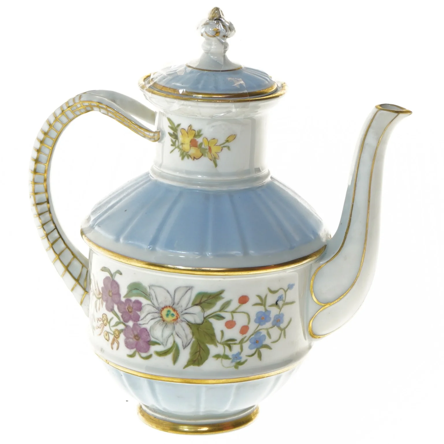 Porcelæn kande med blomsterdesign fra B&G (str. 20x23 cm)