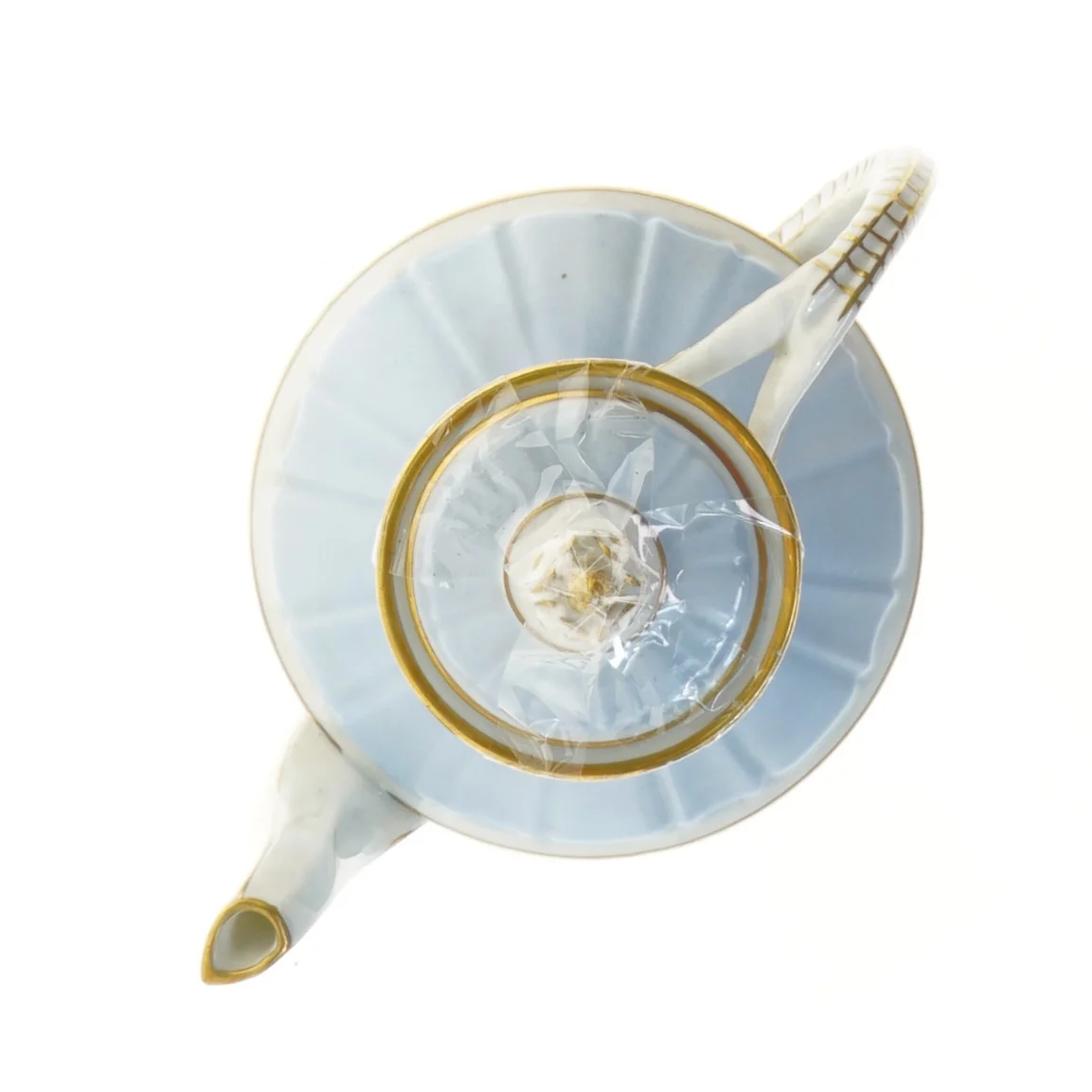 Porcelæn kande med blomsterdesign fra B&G (str. 20x23 cm)