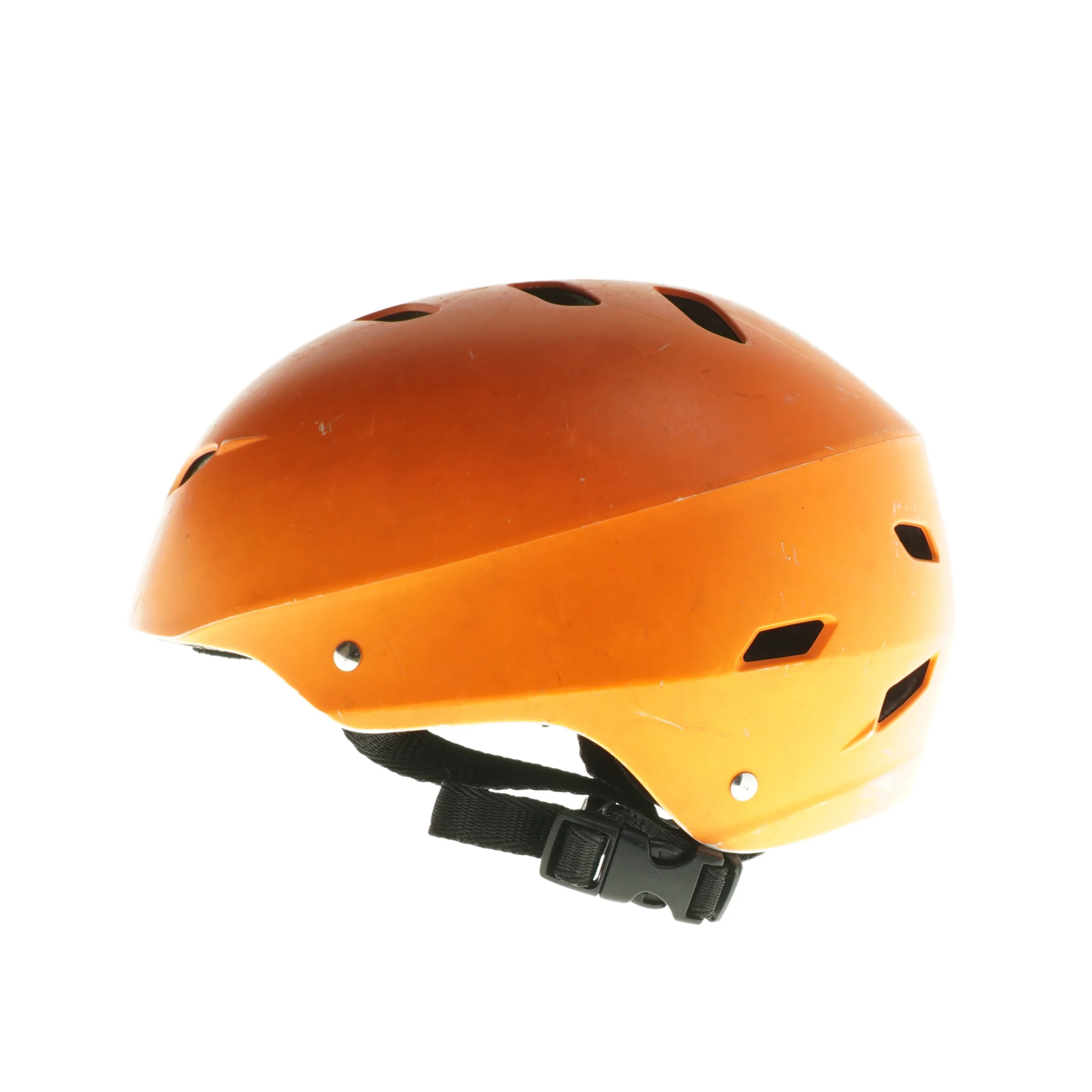 Orange cykelhjelm (str. 52-55 cm)
