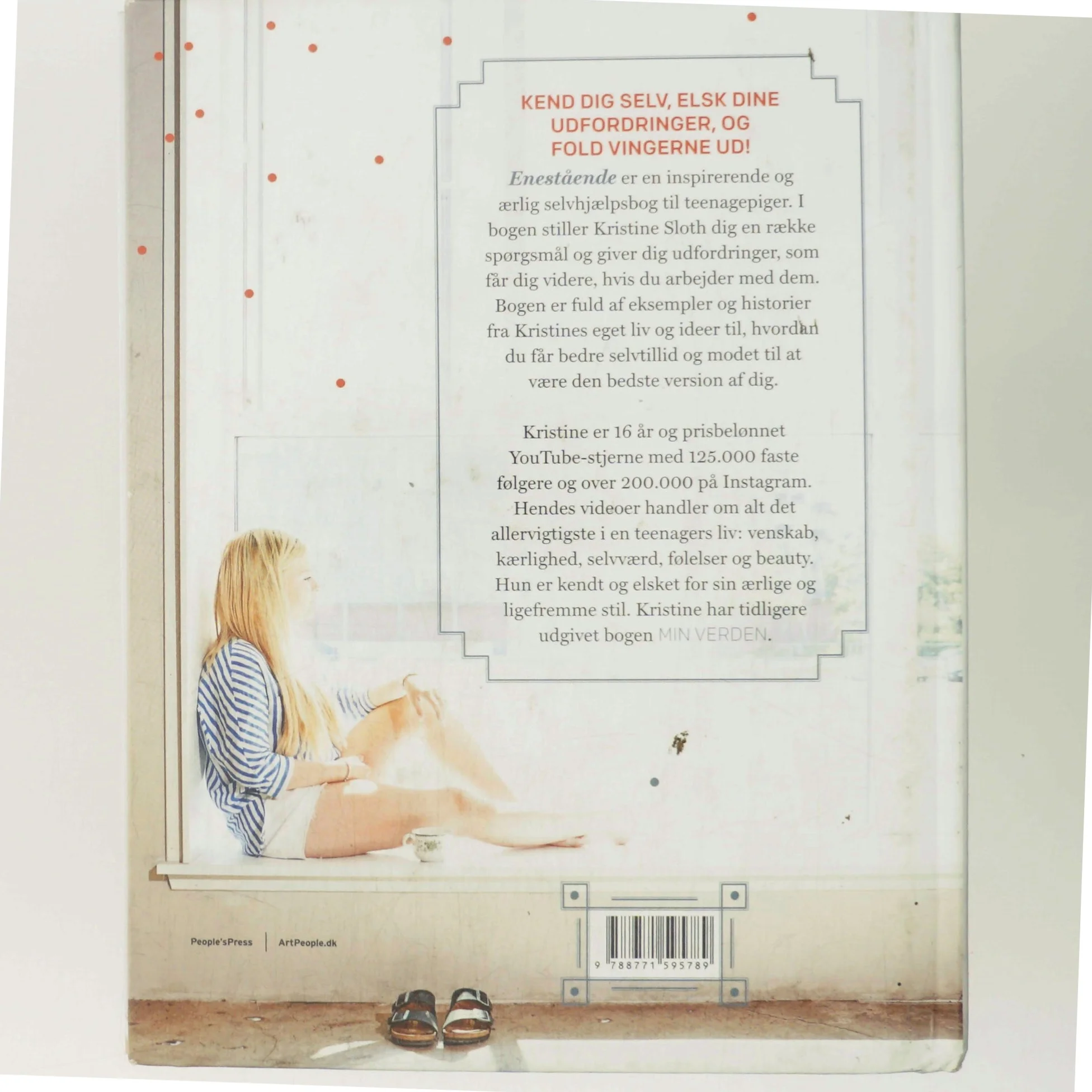 Enestående : kend dig selv, elsk dine udfordringer, og fold vingerne ud! af Kristine Sloth (Bog)