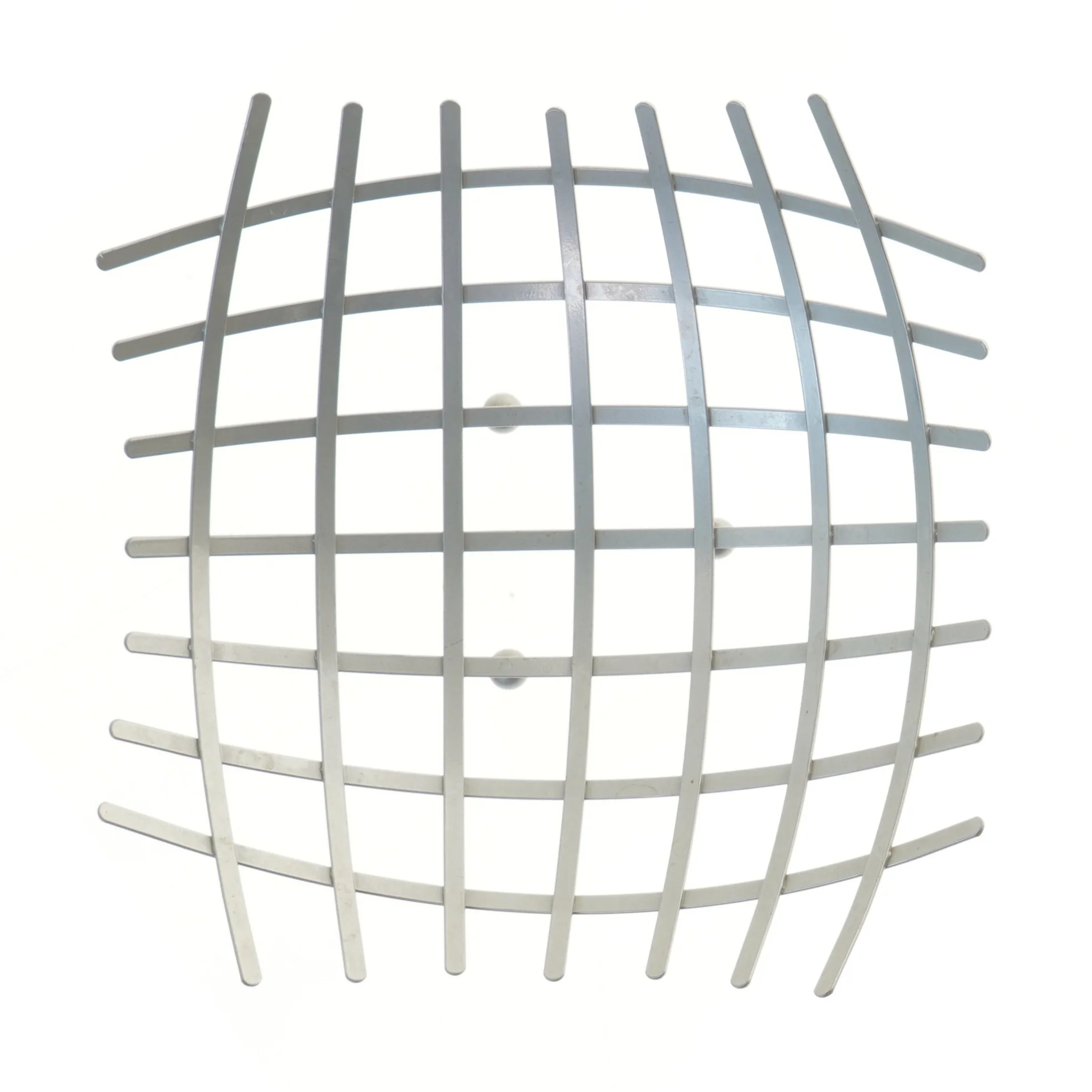 Metal frugtskål (str. 36x36 cm)