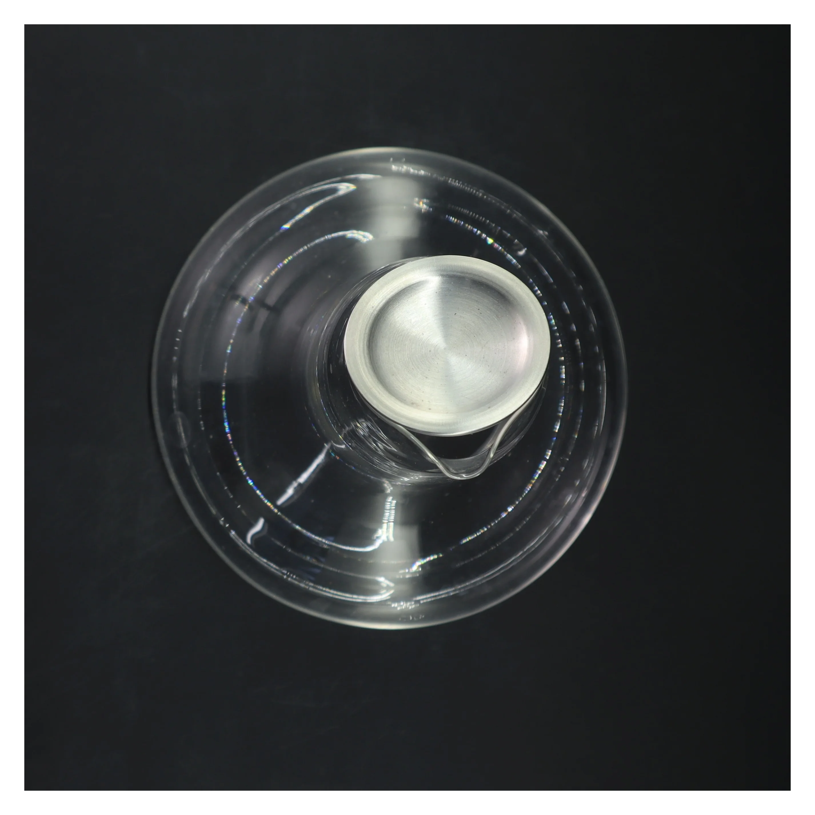 Glas karaffel fra holmegaard med hældetud fra Eb (str. 30 cm)