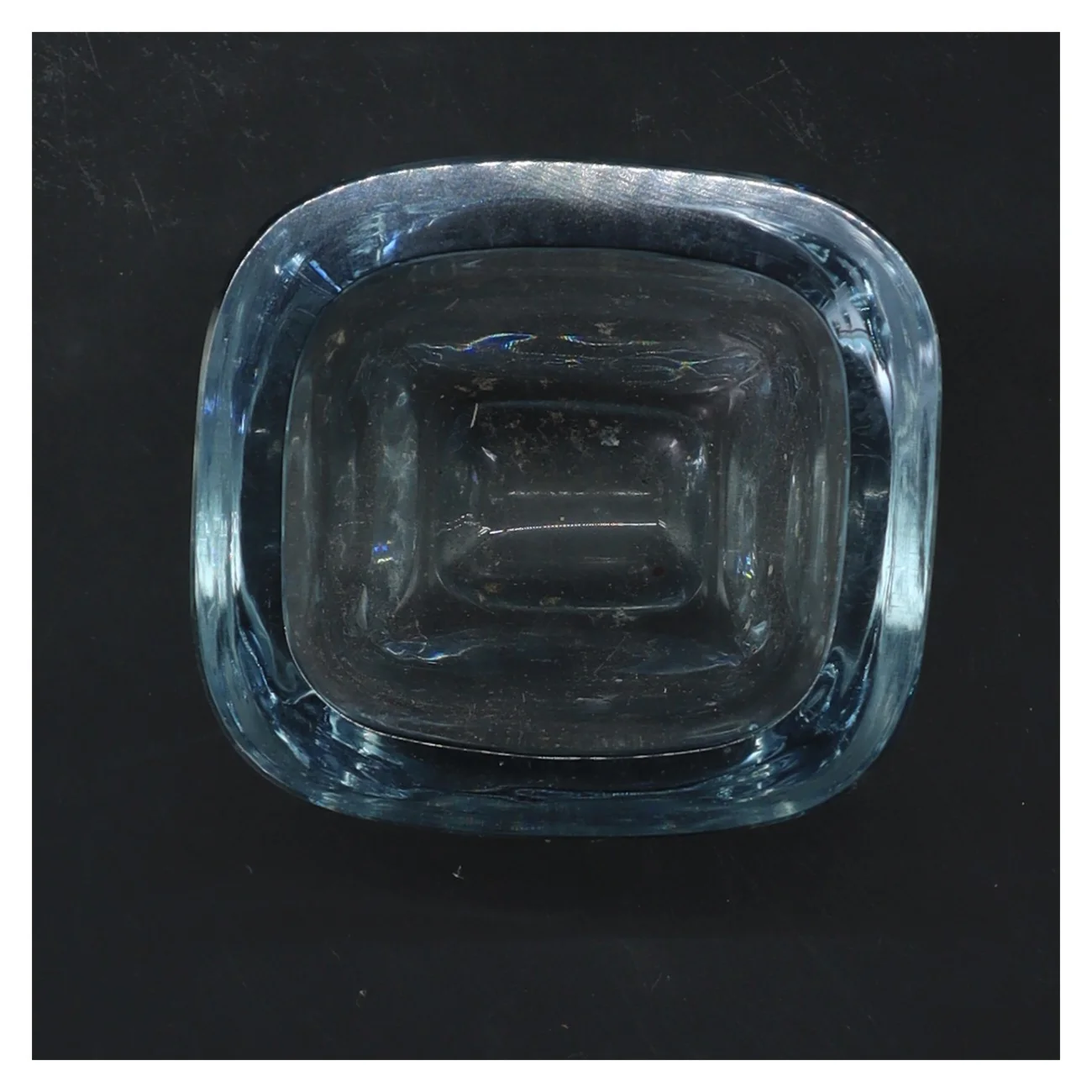 Glasvase (str. 10,5x9 cm)fra holmegaard 