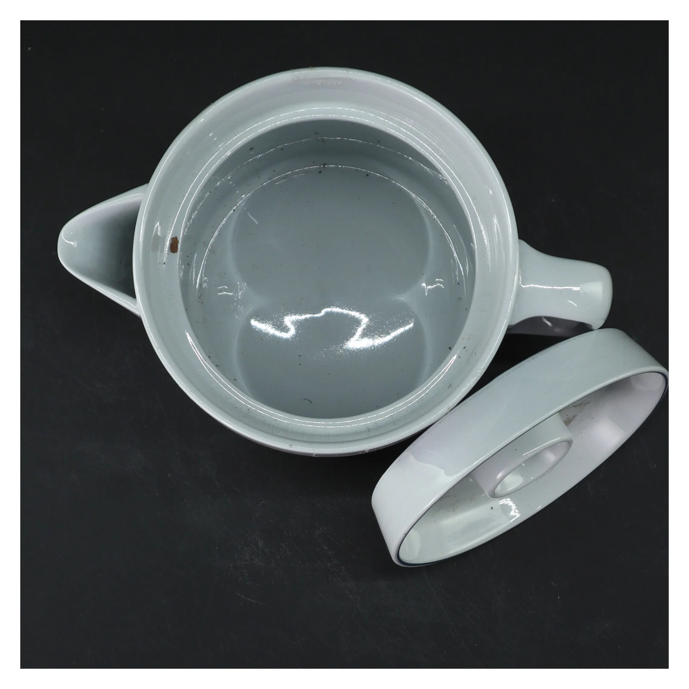 Porcelæn tekande fra blå kant(str. 12,5 cm) fra aluminia