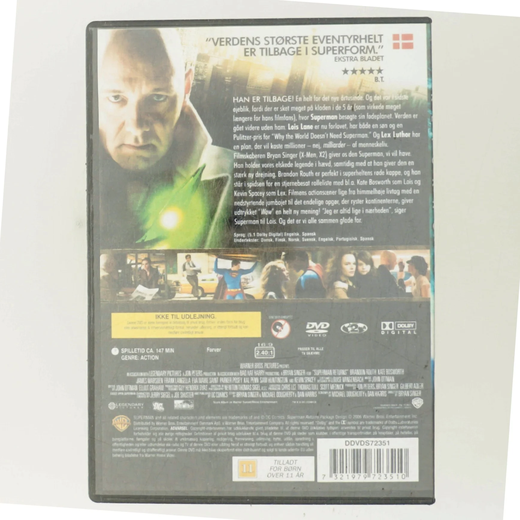 Superman Returns med Ikke specificeret (DVD)