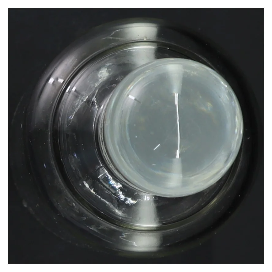 Glaskaraffel med prop (str. 24 cm)