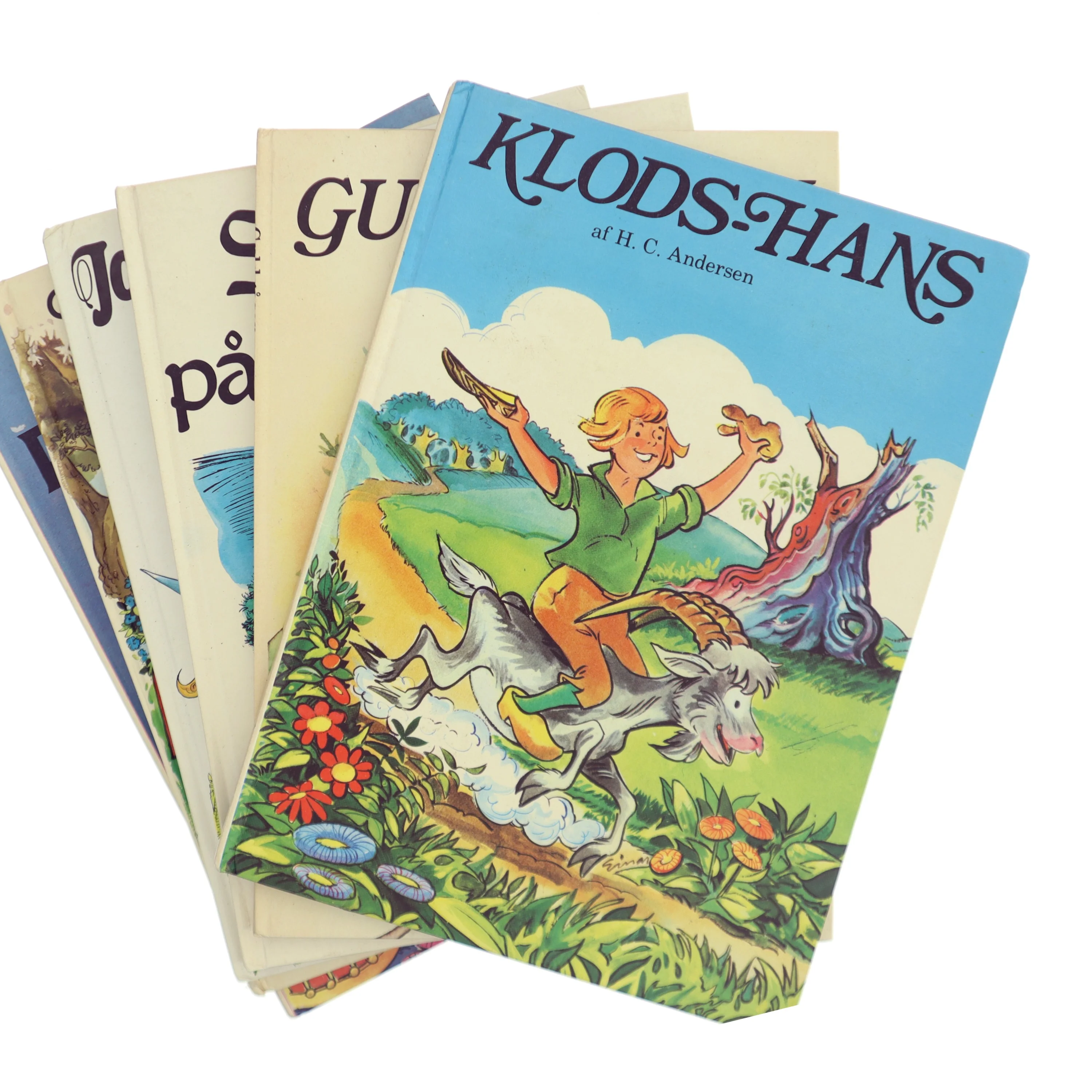 6 børnebøger bl. A. Klods-Hans af H.C. Andersen